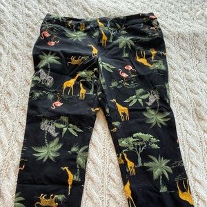 Old Navy Pixie Ankle Pant- Animal Print